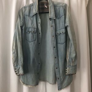 Free people denim chambray